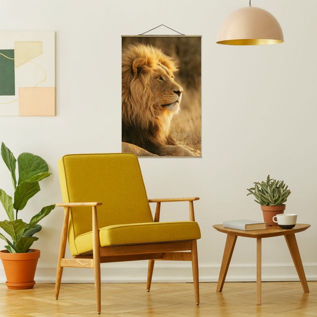 Wandbilder Löwen Löwenkönig