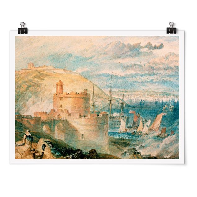 Poster Skyline William Turner - Falmouth