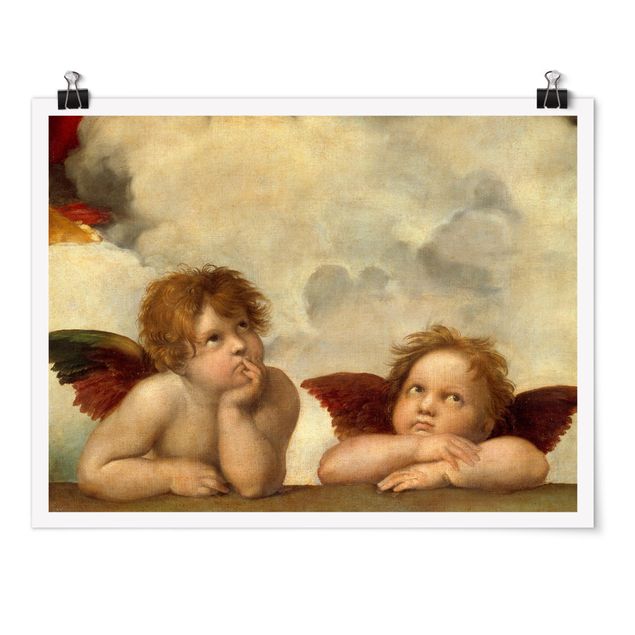 Kunstdrucke Poster Raffael - Zwei Engel