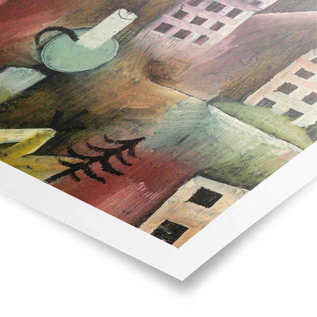 Kunstdrucke Poster Paul Klee - Zerstörtes Dorf