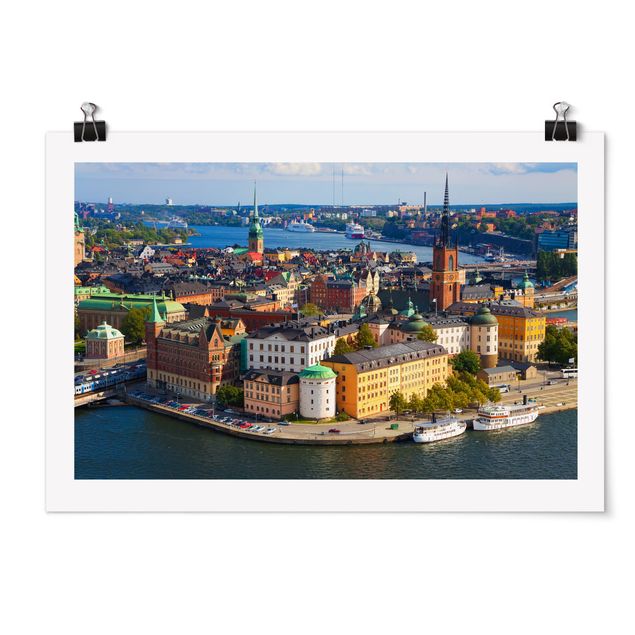 Wandbilder Modern Stockholm in Schweden