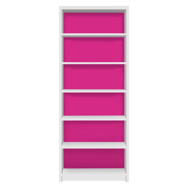 Möbelfolie für IKEA Billy Regal - Klebefolie Colour Pink