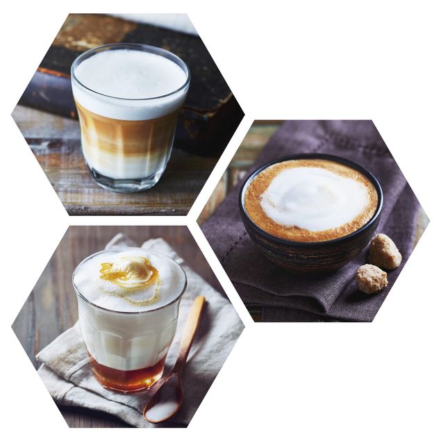 Foto auf Hartschaumplatte Caffè Latte