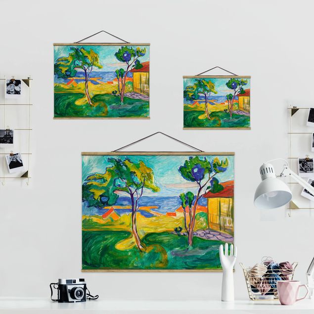 Wandbilder Strände Edvard Munch - Der Garten