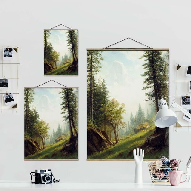Wandbilder Landschaften Albert Bierstadt - In den Berner Alpen