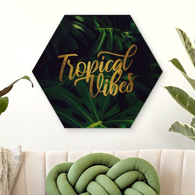 Wanddeko Küche Dschungel - Tropical Vibes