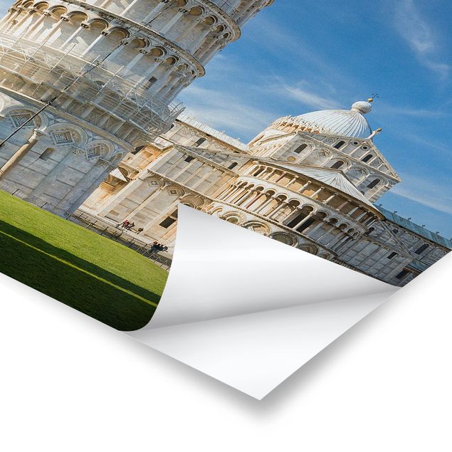 Poster Der schiefe Turm von Pisa