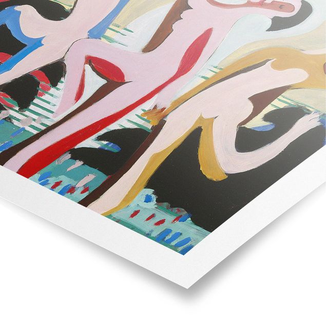 Kunstkopie Poster Ernst Ludwig Kirchner - Farbentanz