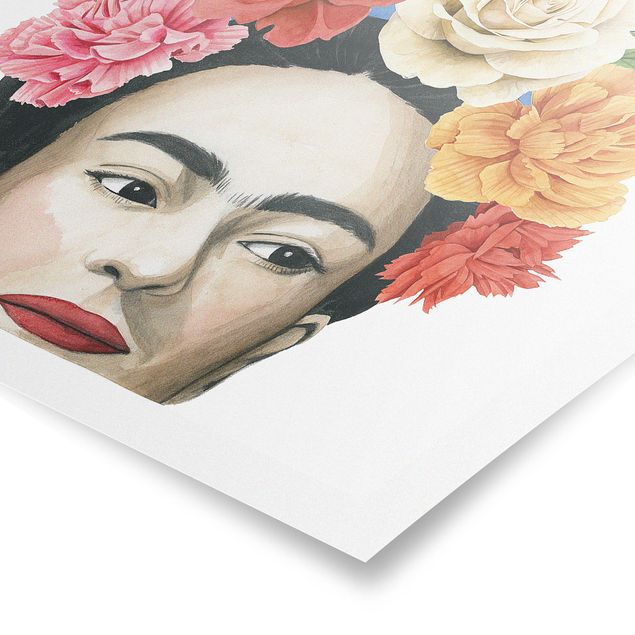 Wandbilder Bunt Fridas Gedanken - Muse