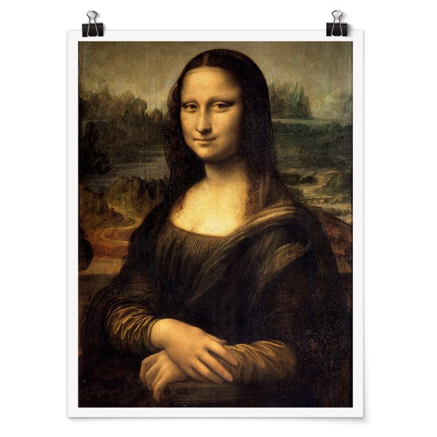 Kunstdrucke Poster Leonardo da Vinci - Mona Lisa