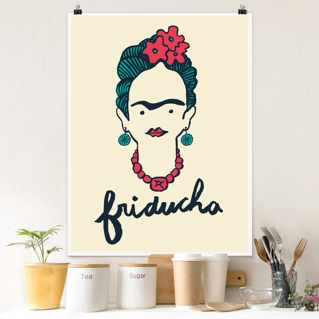 Wanddeko Küche Frida Kahlo - Friducha