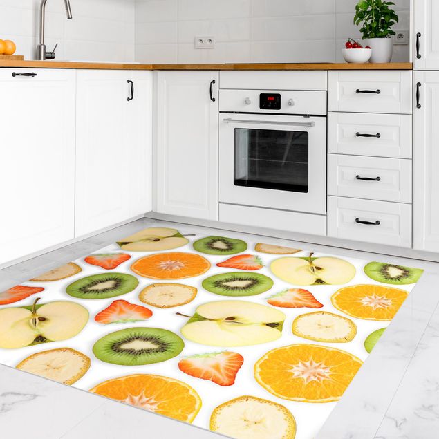 Wanddeko Küche Bunter Obst Mix