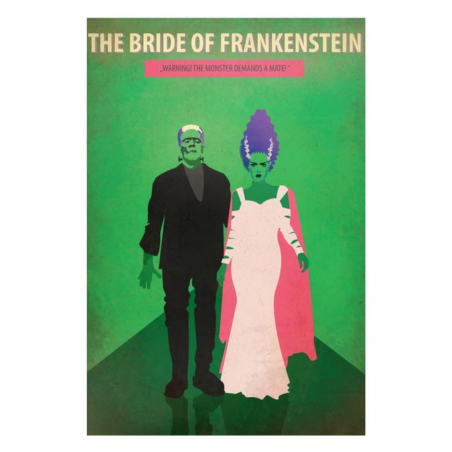 Wandbilder Kunstdrucke Filmposter The Bride of Frankenstein