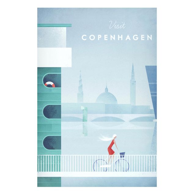 Wandbilder Architektur & Skyline Reiseposter - Kopenhagen