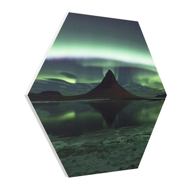 Wandbilder Natur Polarlicht in Island