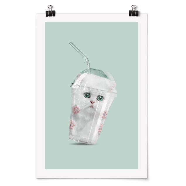 Poster Tiere Shake mit Katze