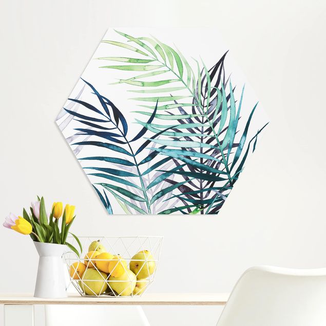 Wandbilder Floral Exotisches Blattwerk - Palme