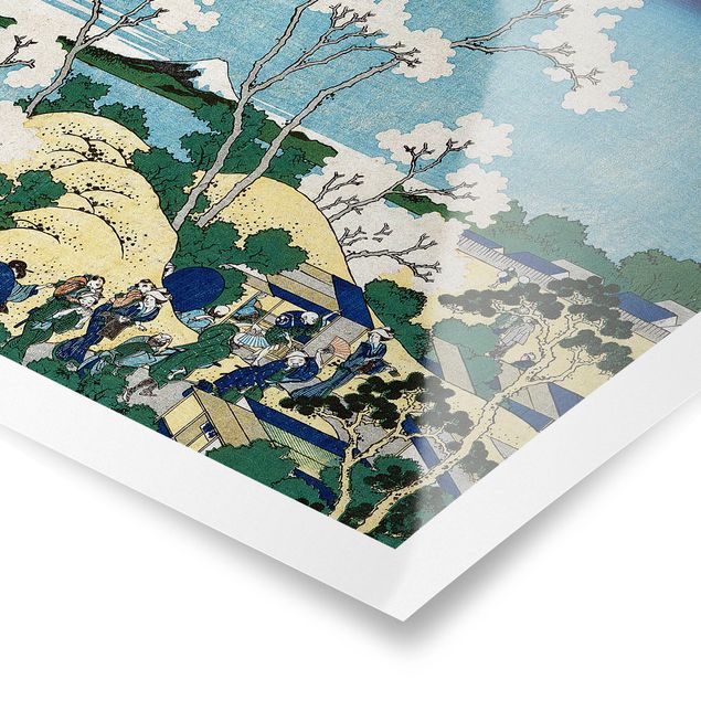 Poster Naturbilder Katsushika Hokusai - Der Fuji von Gotenyama