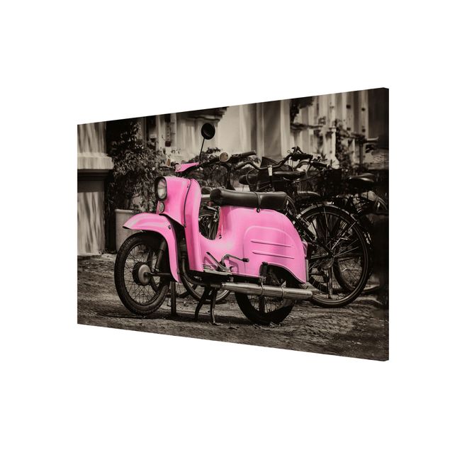 Wandbilder Modern Pinker Roller