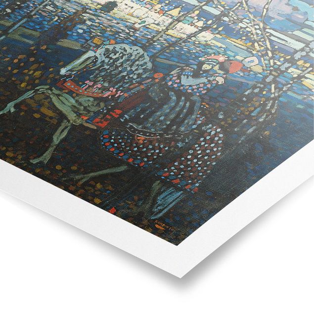 Kunstkopie Poster Wassily Kandinsky - Reitendes Paar