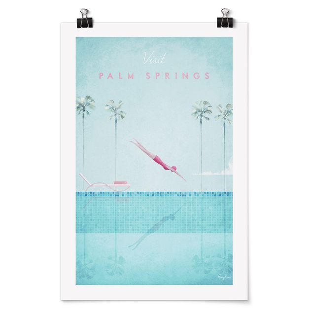 Kunstkopie Poster Reiseposter - Palm Springs