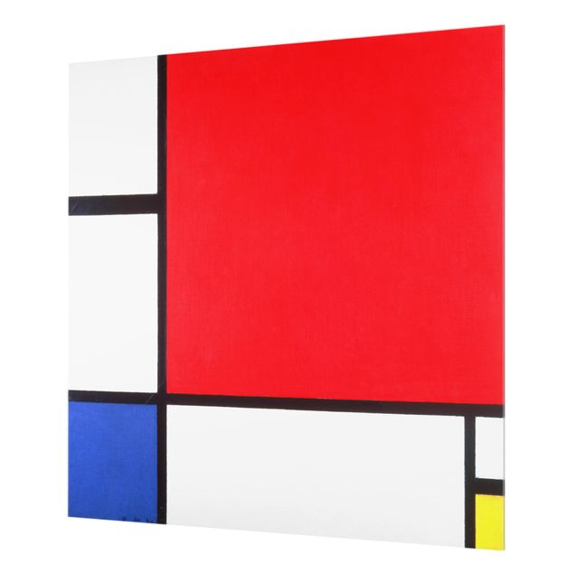 Kunstdrucke Piet Mondrian Piet Mondrian - Komposition Rot Blau Gelb