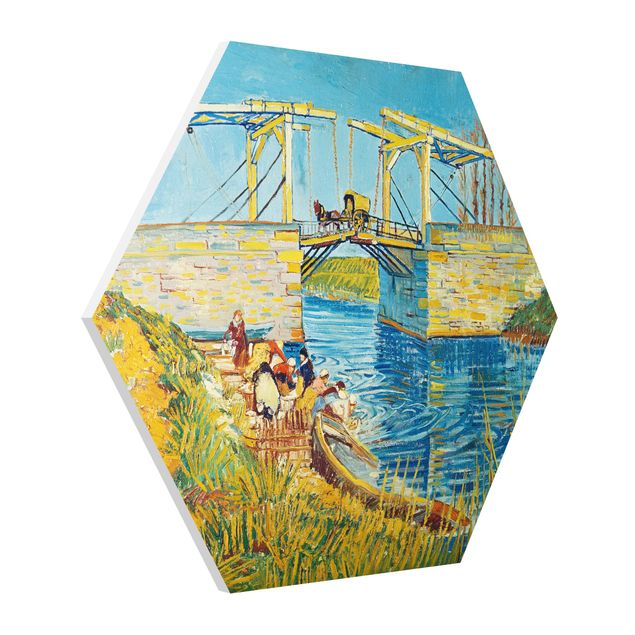 Kunststil Post Impressionismus Vincent van Gogh - Zugbrücke in Arles