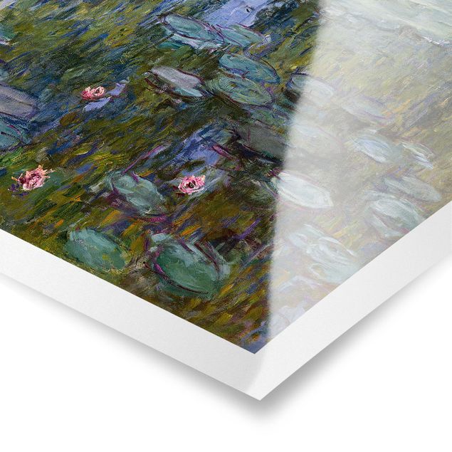 Poster mit Blumen Claude Monet - Seerosen (Nympheas)
