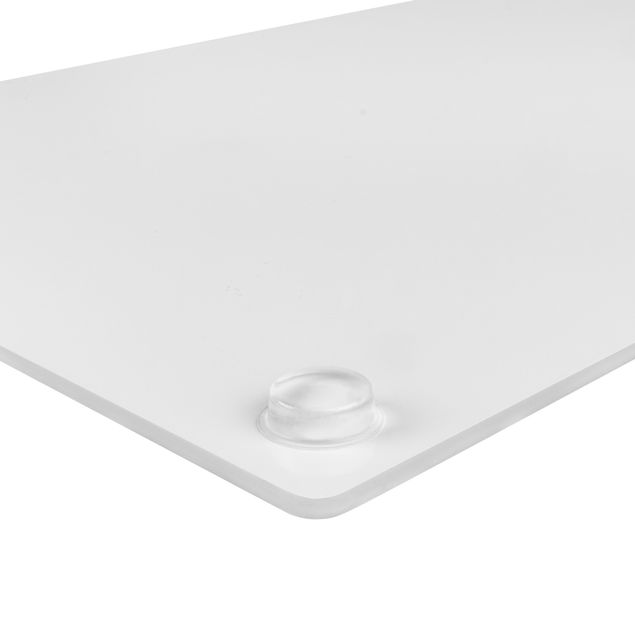 Herdabdeckplatte Glas - Dahlie Rosa Pastell Weiß Zentriert - 52x80cm
