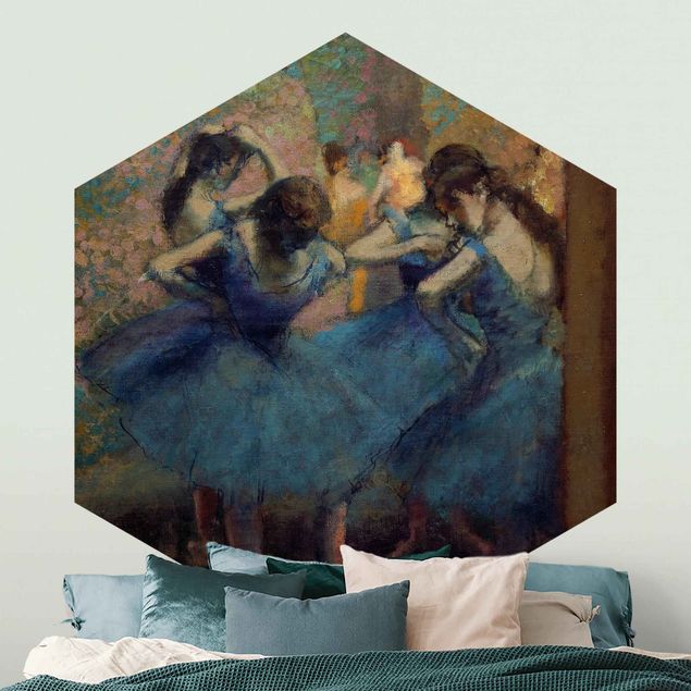 Impressionismus Bilder kaufen Edgar Degas - Blaue Tänzerinnen