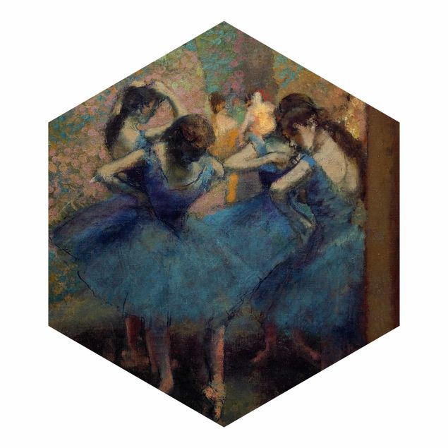 Fototapeten Blau Edgar Degas - Blaue Tänzerinnen