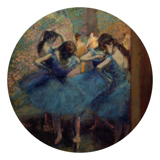 Tapeten Modern Edgar Degas - Blaue Tänzerinnen