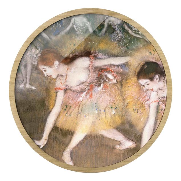 Wandbilder Kunstdrucke Edgar Degas - Verbeugende Ballerinen