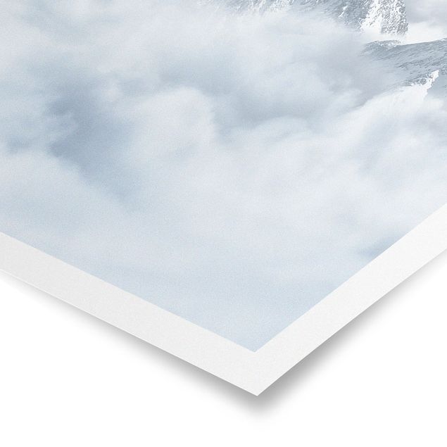 Wandbilder Natur Die Alpen über den Wolken