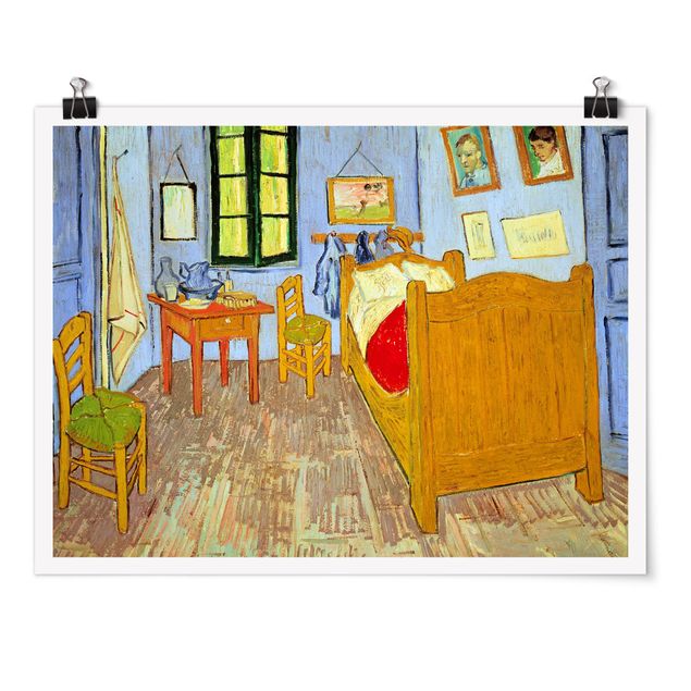 Kunststil Post Impressionismus Vincent van Gogh - Schlafzimmer in Arles