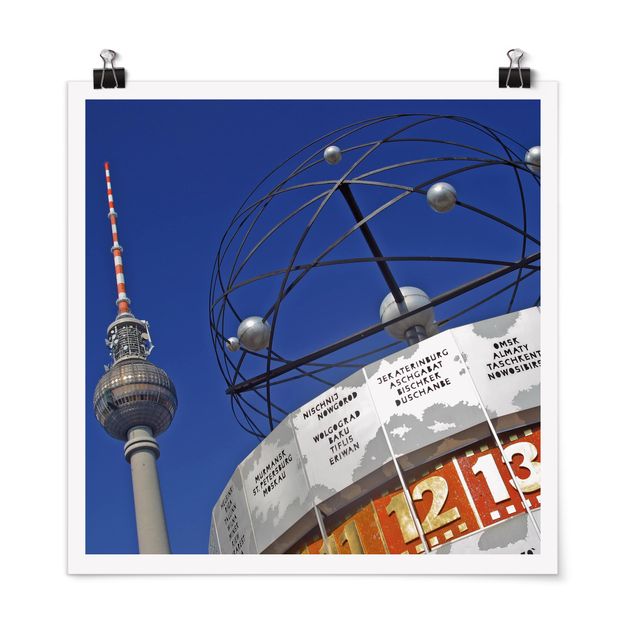 Poster Skyline Berlin Alexanderplatz