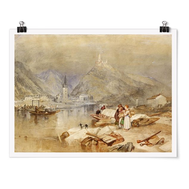 Wandbilder Berge William Turner - Berkastel an der Mosel