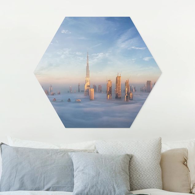 Wandbilder Asien Dubai über den Wolken