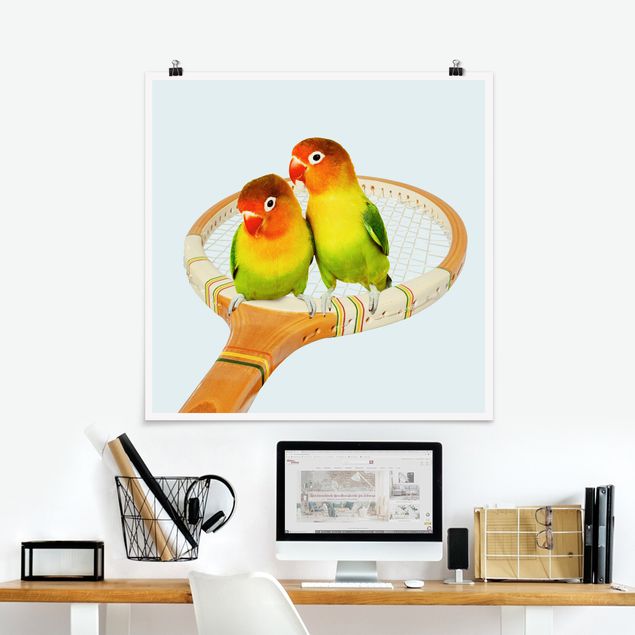 Küche Dekoration Tennis mit Vögeln