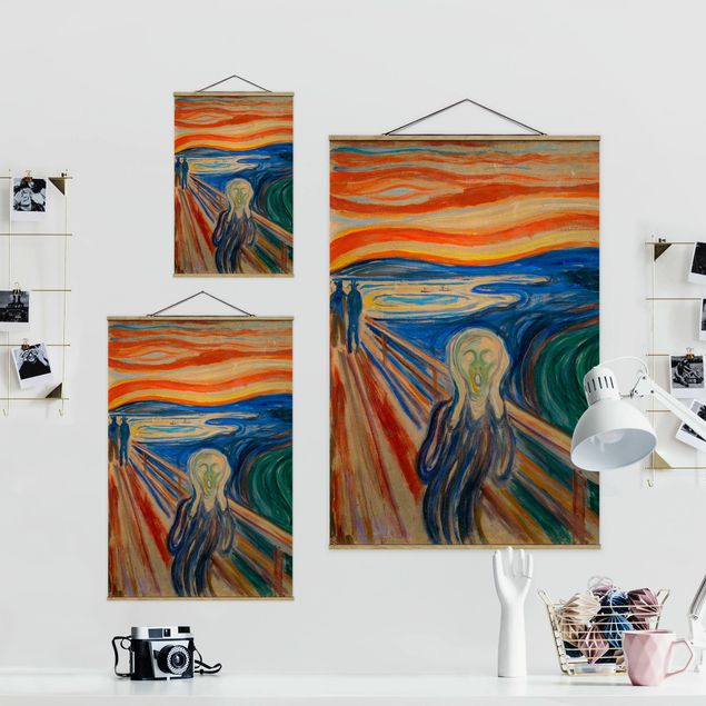 Wandbilder Portrait Edvard Munch - Der Schrei
