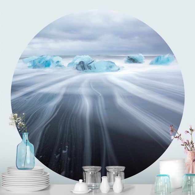 Küche Dekoration Eislandschaft
