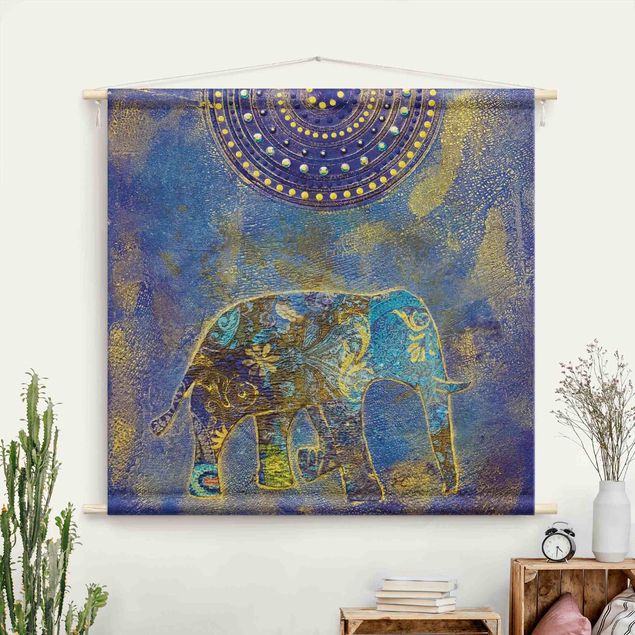 Wandbehang modern Elephant in Marrakech