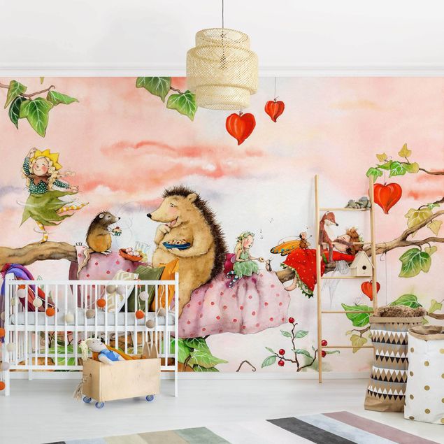 Deko Kinderzimmer Erdbeerinchen Erdbeerfee - Auf dem Ast