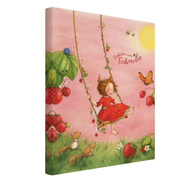 Wandbilder Erdbeerinchen Erdbeerfee - Baumschaukel