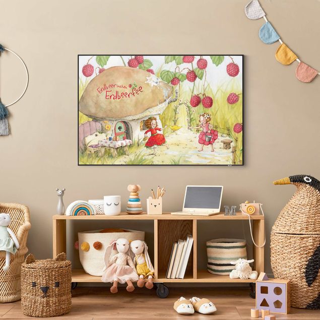Babyzimmer Deko Erdbeerinchen Erdbeerfee - Unter dem Himbeerstrauch