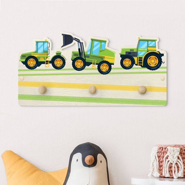 Deko Kinderzimmer Erntemaschine, Traktor und Co