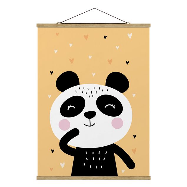 Wandbilder Tiere Der glückliche Panda