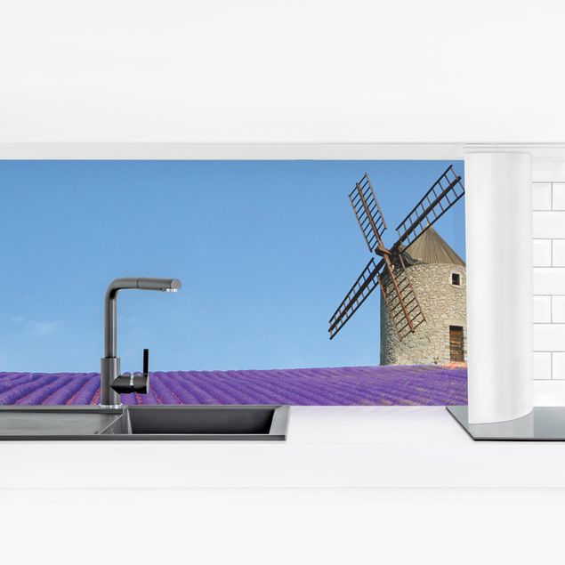 Küchenrückwand Folie Lavendelduft in der Provence