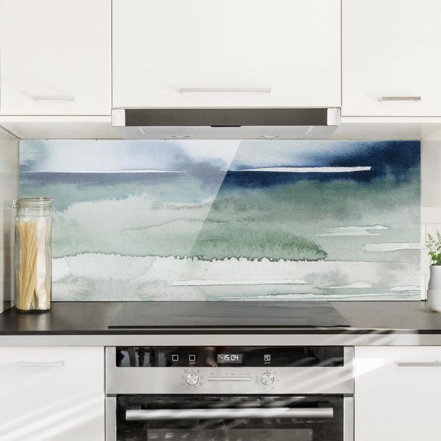 Wanddeko Küche Meereswogen I