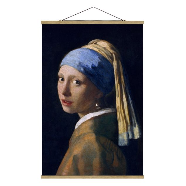 Wandbilder Portrait Jan Vermeer van Delft - Das Mädchen mit dem Perlenohrgehänge